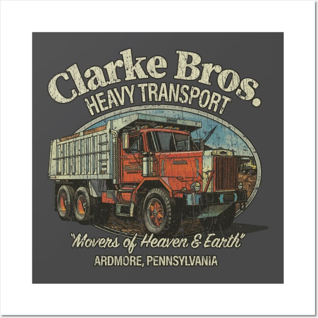 Clarke Bros. Heavy Transport 1959 Wall Art by JCD666